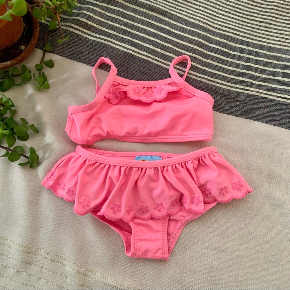 NWOT Baby Buns Ruffle Bikini Swimsuit